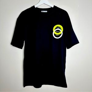 Men’s Zara T-Shirt - Small - Black with graphic